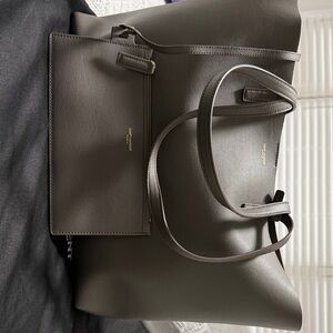 YSL Leather Tote Bag